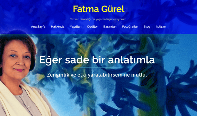 Web page for FATMA  GÜREL