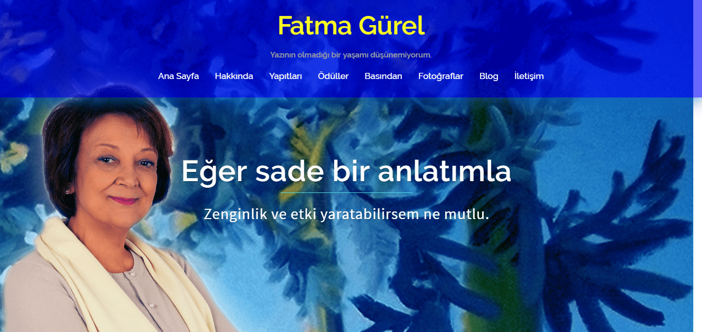 Web page for FATMA  GÜREL